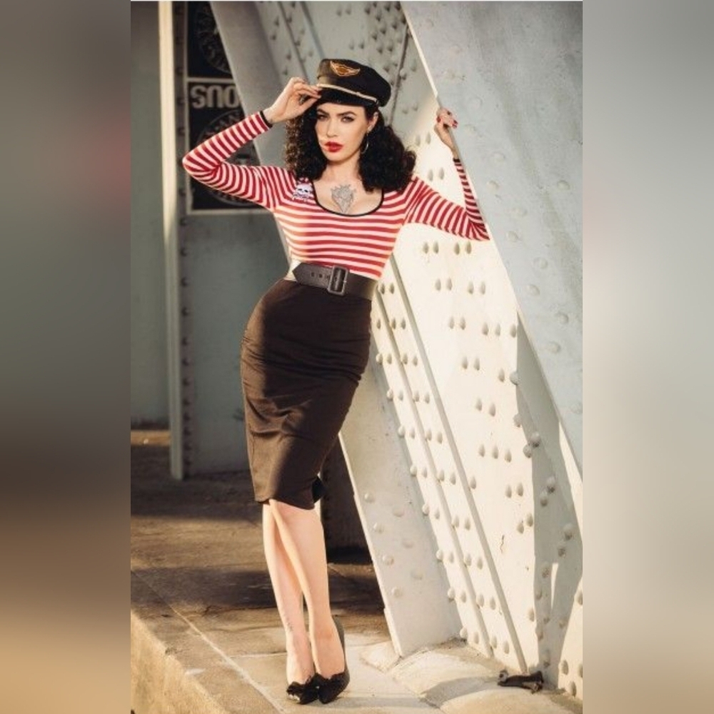 Deadly Dames Hot Rod Honey Dress, VGUC, Size 2X